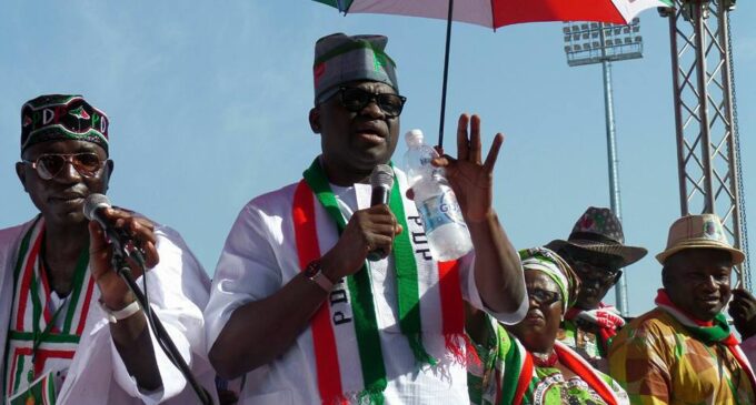We are standing strong with you, PDP tells Fayose on 56th birthday