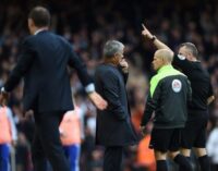 Mourinho hit with one-match stadium ban