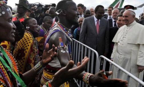 Pope Francis arrives Kenya for first African visit