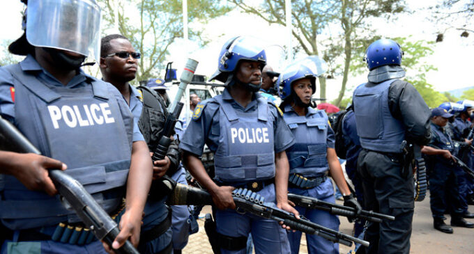 S’African police officers caught killing suspect