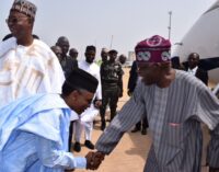 Tinubu opts for Kaduna as APC chieftains flood inauguration of Buhari’s ministers
