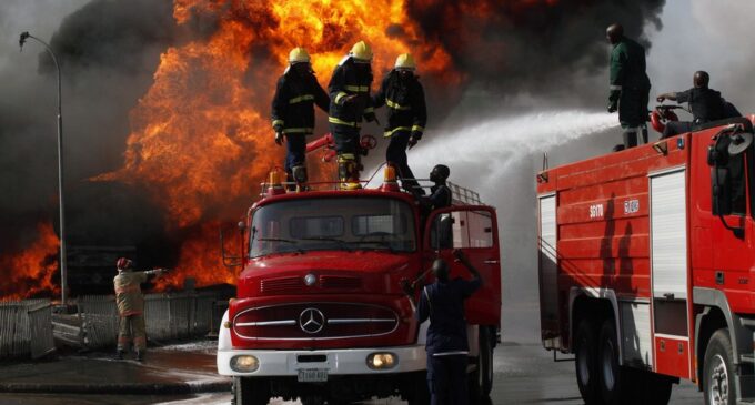 Lagos promotes 150 firemen