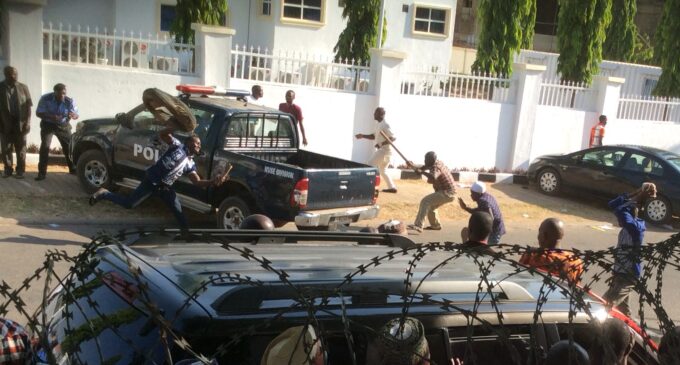 Violence breaks out at APC headquarters