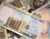 Naira rises against dollar, trades at N265
