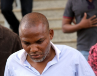 Nnamdi Kanu must not suffer harm in custody, Igbo think tank tells FG