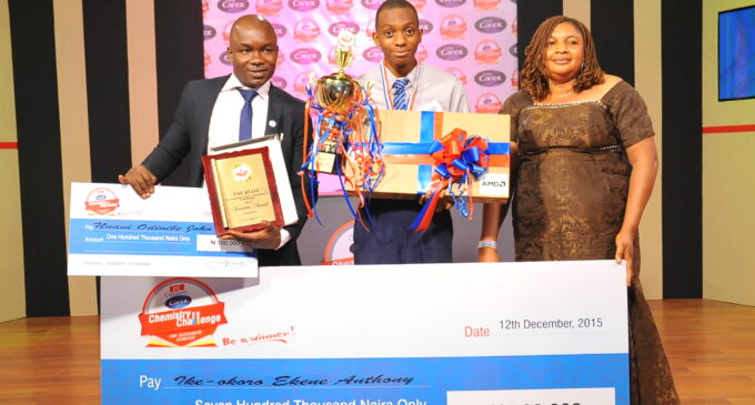 14-year-old wins PZ chemistry challenge 2015
