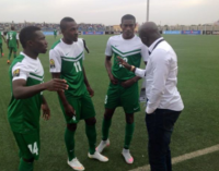 Siasia: Playing against Egypt won’t be easy