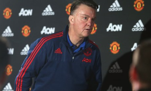 LVG storms out of press briefing at the mention of Mourinho