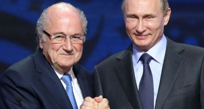 Blatter deserves Nobel Peace prize, says Putin
