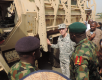 US donates used armoured vehicles to Nigeria