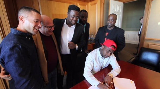 Davido signs mouthwatering $1m deal with Sony