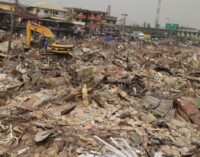 Like Fashola, Ambode demolishes market in Oshodi