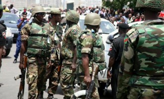 Soldiers storm Badagry in search of militants