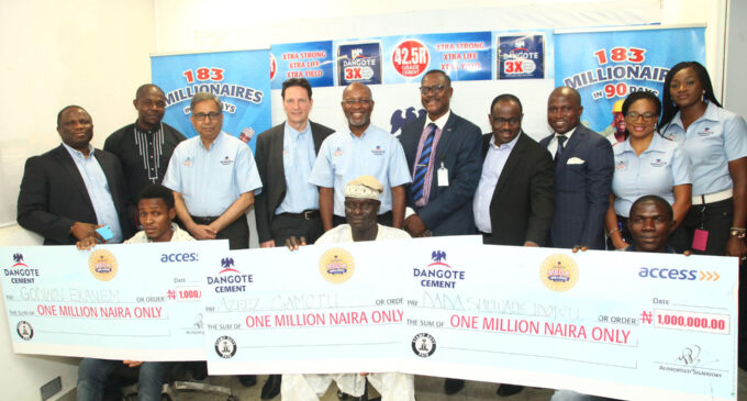 Bricklayer becomes millionaire