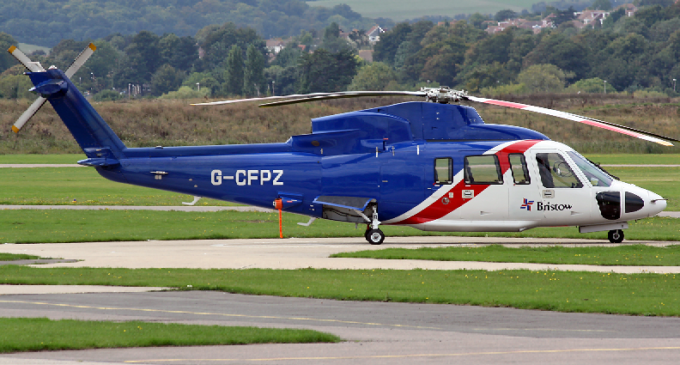 Bristow’s use of Sikorsky helicopter suspended