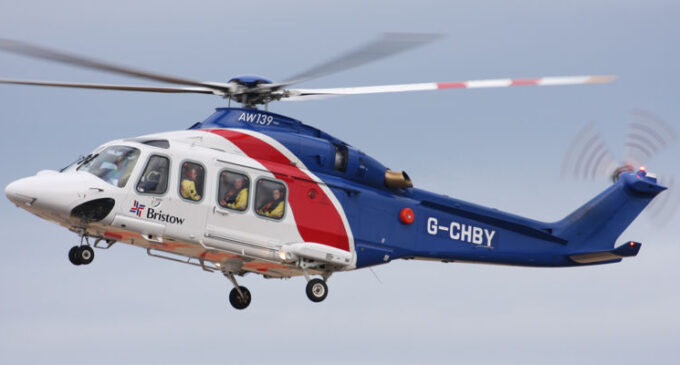 Lagos-bound helicopter ‘crashes into the ocean’