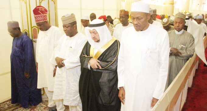 Buhari, 4 govs arrive Medina to pray for Nigeria