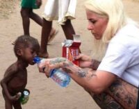 Saved by charity… Hope, Nigerian ‘witch-child’ left for dead, is on the road to recovery