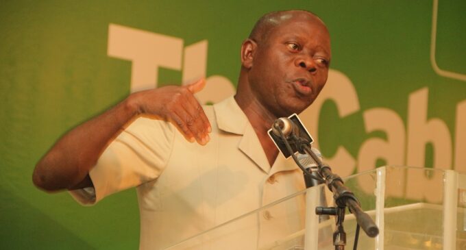 The naira cannot be devalued now, says Oshiomhole