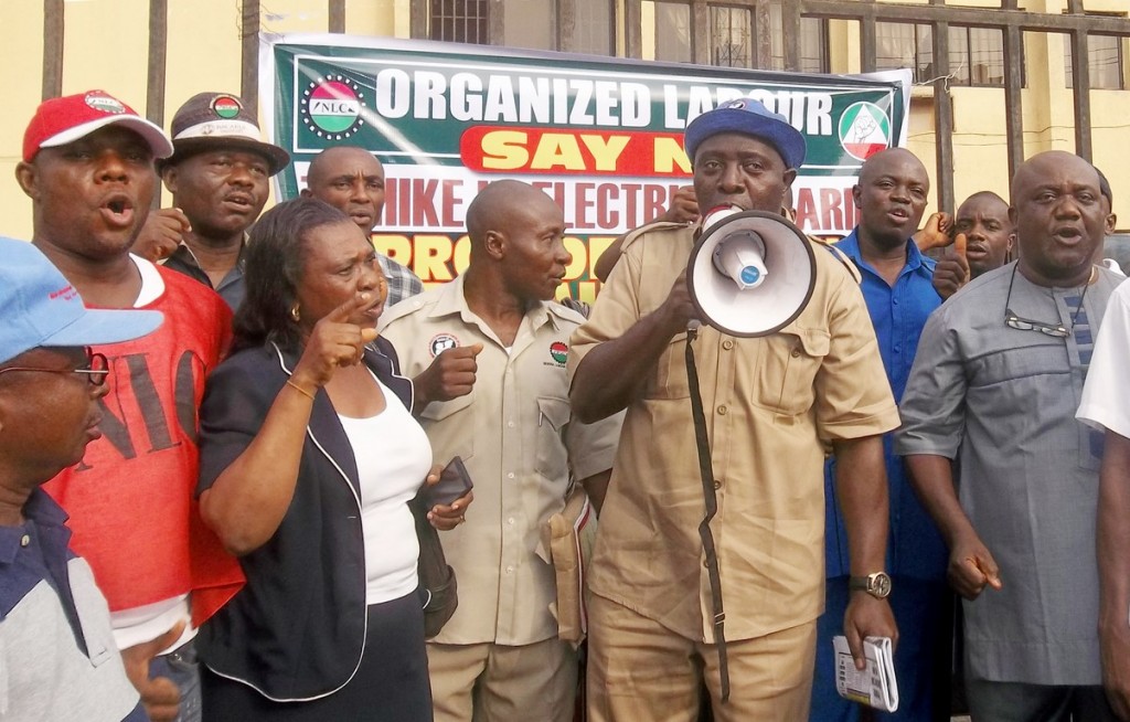 PIC. 4. NLC AND TUC PROTEST NEW ELECTRICITY TARIFF IN OWERRI (Copy)