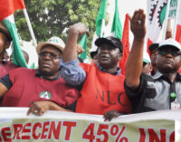 NLC, TUC ask Buhari to triple minimum wage