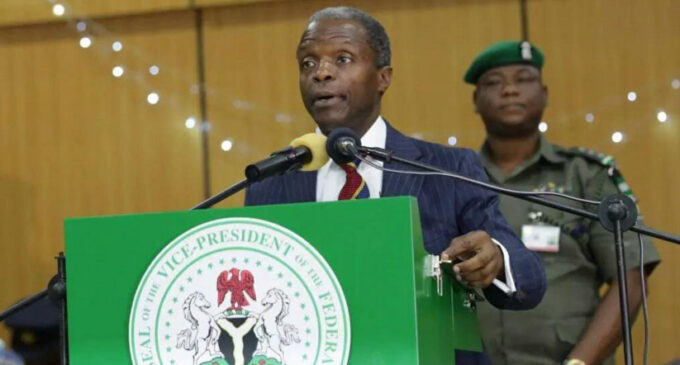 Nigerians have never lacked ideas, says Osinbajo