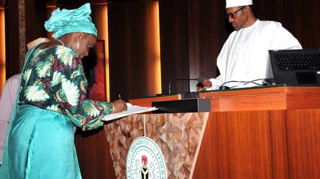 ‘If Buhari is uncompromising, why is Adeosun still a minister?’ — Atiku’s aide tackles Femi Adesina