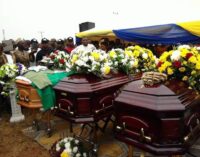 Tears as remains of Ocholi, wife, son are buried