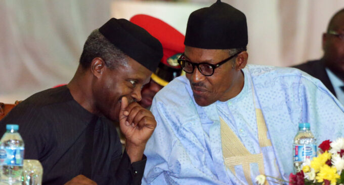 Buhari praises Osinbajo for carrying on with campaign despite crash