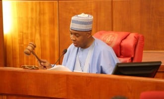 Saraki reads Osinbajo’s letter on Onnoghen’s confirmation