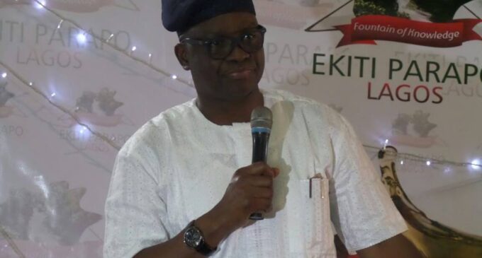 Buhari running a double standard government, says Fayose