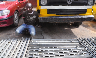 RRS arrests bus driver for ‘stealing’ Eko bridge rails