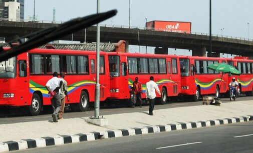 LAGBUS drivers protest restriction from BRT lanes