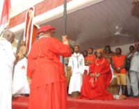 Funeral rites of Oba of Benin begin