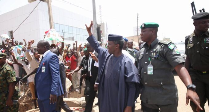 We hear you loud and clear, Osinbajo tells protesters