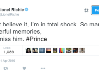 Lionel Richie, 50 Cent, Oprah lead Twitter tributes for Prince