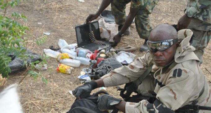 Troops destroy ‘ready-to-explode’ bomb factory