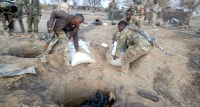 Troops uncover Boko Haram’s food bank