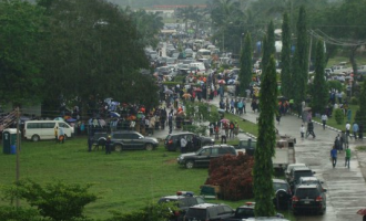 UNIPORT students on the rampage just before exams