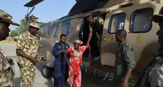 Rescued Chibok girl meets Shettima ahead of her trip to Aso Rock
