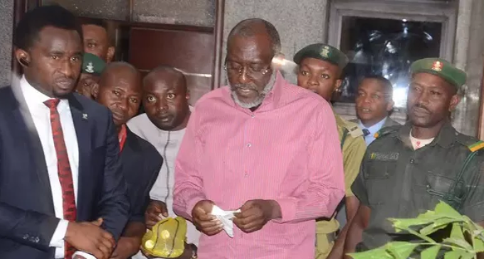 UPDATED: Metuh hospitalised after vomiting on his way to court