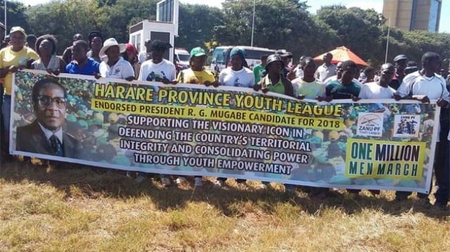 Youths endorse Mugabe for 2018 presidential election
