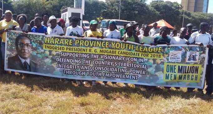 Youths endorse Mugabe for 2018 presidential election