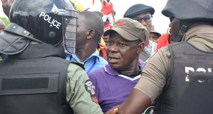 Police, NLC members clash in Lagos