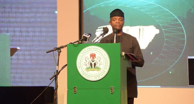 All institutions of government are corrupt, says Osinbajo