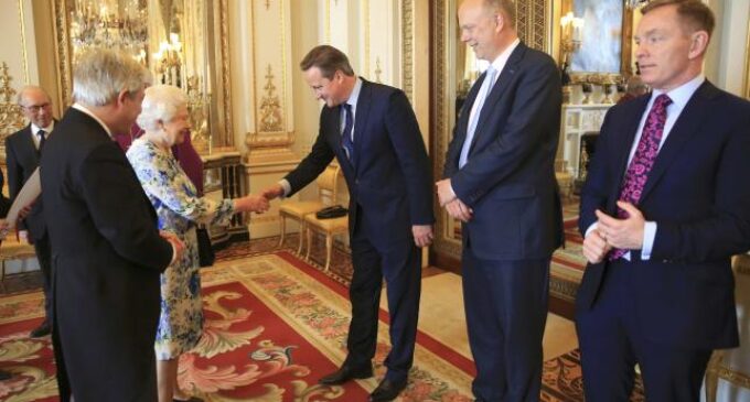 Cameron describes Nigeria as a ‘fantastically corrupt’ country during meeting with Queen