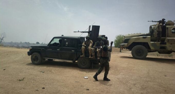 B’Haram ‘attacks’ troops with anti-aircraft guns