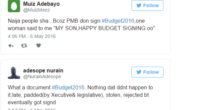 Happy budget day, ministers roll up your sleeves… Reactions to Budget 2016 signing