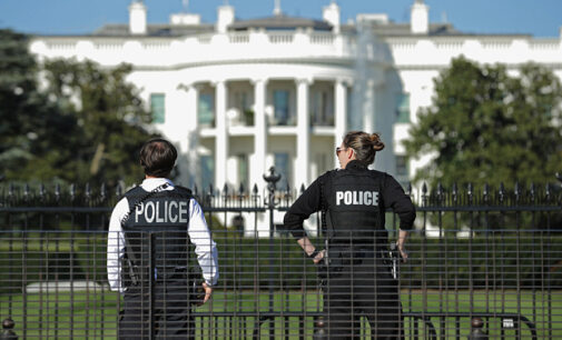 White House on lockdown after nearby shooting