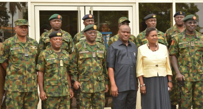 Wike backs military operations against militants